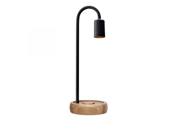ABF-142 FLAM PANTALLA 1XE27 NEGRO MATE