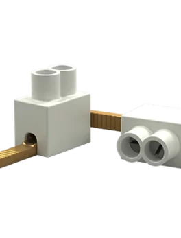 TERMINAL DE CONEXIÓN CON PUNTA ACANALADA, ENTRADA SUPERIOR, CAPACIDAD DE APRIETE 1 X 25 MM² (E90391) - 10 UNIDADES