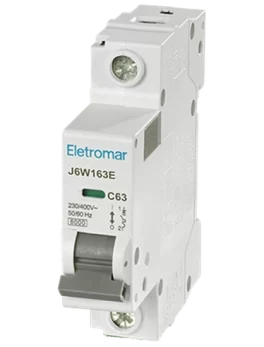 J6W163E - DISYUNTOR IEC, 1 POLO, 63 A, CURVA C, 6 KA - (E89960) - UNIDAD