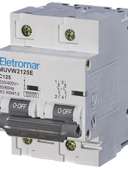 MUVW2125E - DISYUNTOR IEC, 2 POLOS, 125 A, CURVA C, 10 KA - (E89925) - UNIDAD