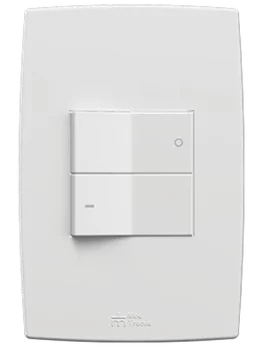 1 INTERRUPTOR BIPOLAR SIMPLE 25A/250VAC ACOPLAMIENTO CONVENCIONAL CON PLACA MEC-PLUS (81114) - LÍNEA MEC-PLUS