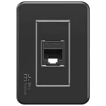 PROLOGANDOR HEMBRA X HEMBRA RJ45 CAT6 CON PLACA MOV-ONYX - UNIDAD (85077) - LÍNEA MOVLIGHT