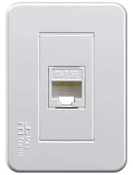 PROLOGANDOR RJ45 CAT5 HEMBRA X HEMBRA CON PLACA MOV-PLUS - UNIDAD (81154) - LÍNEA MOVLIGHT