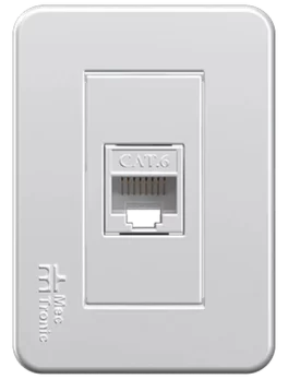 PROLOGANDOR RJ45 CAT6 HEMBRA X HEMBRA CON PLACA MOV-PLUS - UNIDAD (81155) - LÍNEA MOVLIGHT