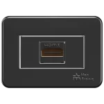 CONECTOR HDMI HEMBRA X HEMBRA CON PLACA MOV-ONYX - UNIDAD (85078) - LÍNEA MOVLIGHT