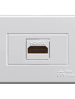 CONECTOR HDMI HEMBRA X HEMBRA CON PLACA MOV-PLUS - UNIDAD (81156) - LÍNEA MOVLIGHT