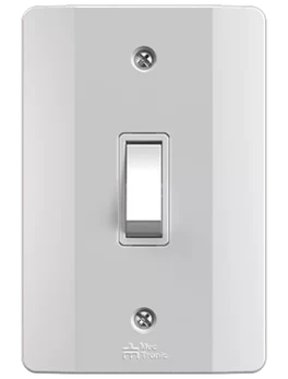 1 INTERRUPTOR PARALELO 10A/250VAC ACOPLAMIENTO CONVENCIONAL CON PLACA MILLENIUN FACILIT (21052) - EQUIPO - LÍNEA MILLENIUN FACILIT