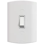 1 ACOPLAMIENTO CONVENCIONAL CONMUTADOR SIMPLE 10A/250VAC CON PLACA VOLTS (24000) - LÍNEA VOLTS