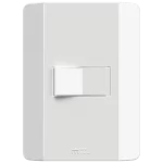 1 INTERRUPTOR PARALELO 10A/250VAC ACOPLAMIENTO RÁPIDO CON PLACA HORIZONTAL RAPID BLANCO (86002) - LÍNEA RAPID BLANCO