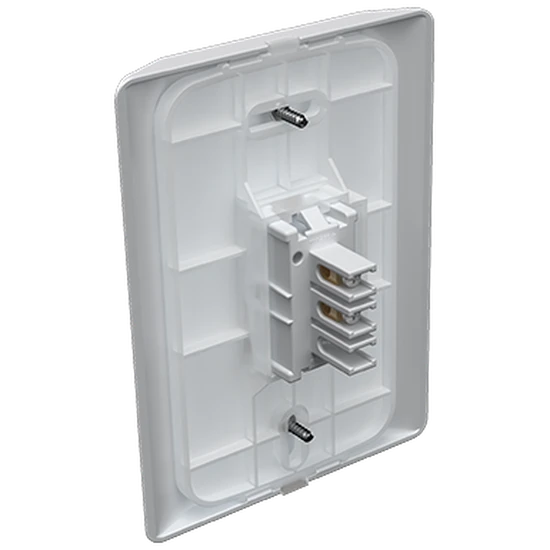 1 EMPUJADOR DE CAMPANA 10A/250VAC ACOPLAMIENTO CONVENCIONAL CON PLACA VERTICAL RAPID BLANCO (86043) - LÍNEA RAPID BLANCO - Imagen 3