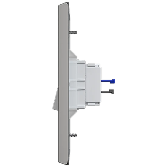 1 PULSADOR MINUTERIA 10A/250VAC ENCHUFE RÁPIDO CON PLACA PRISMA VERTICAL (84035) - LÍNEA PRISMA - Imagen 2