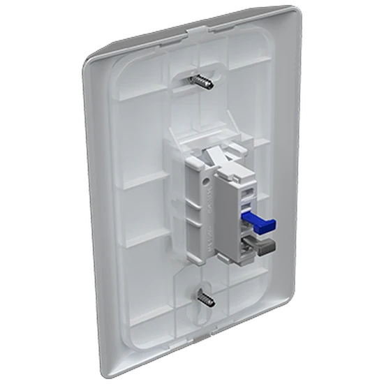 1 PULSADOR MINUTERIA 10A/250VAC ENCHUFE RÁPIDO CON PLACA PRISMA VERTICAL (84035) - LÍNEA PRISMA - Imagen 3