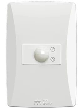 1 SENSOR DE PRESENCIA 200W/127VAC O 300W/220VAC CON PLACA PETRA (81036) - LÍNEA PETRA