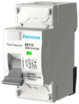 CD263P - INTERRUPTOR DIFERENCIAL, 2 POLOS, 63A, 30MA - (E89112) - UNIDAD - LÍNEA INVIOLE