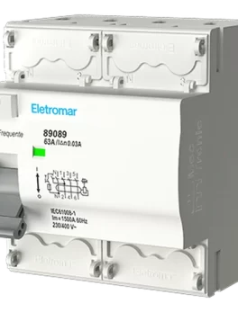 CD463P - INTERRUPTOR DIFERENCIAL, 4 POLOS, 63A, 30MA - (E89089) - UNIDAD - LÍNEA INVIOLE