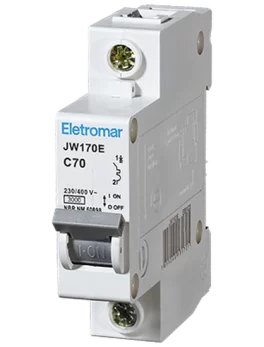 JW170E - DISYUNTOR IEC, 1 POLO, 70 A, CURVA C, 3 KA - (E89369) - UNIDAD