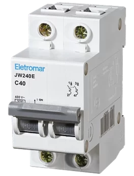 JW240E - DISYUNTOR IEC, 2 POLOS, 40 A, CURVA C, 3 KA - (E89135) - UNIDAD