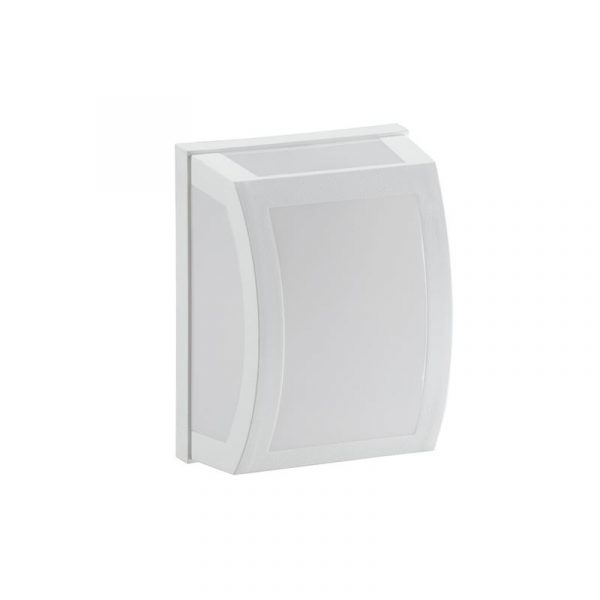 ARANDELA PVC 1L E27 SMART OVAL BLAN/LECHOS